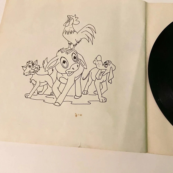 Vintage 1970 Disney Bremen Town Musicians  7 Inch Record and Book - Picture 9 of 15